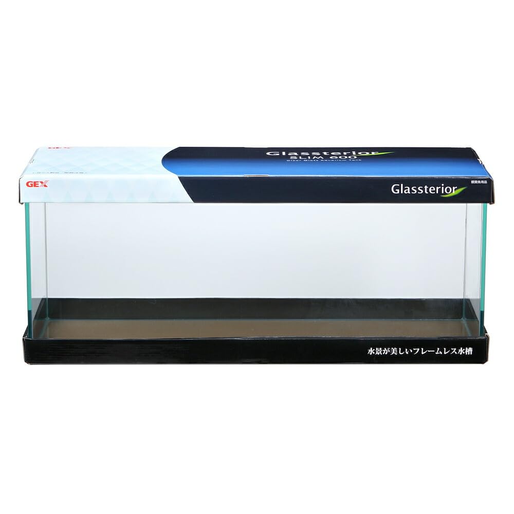 Amazon | GEX AQUARIUM グラステリアスリム600水槽 フレームレス水槽