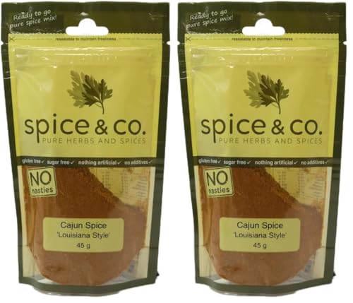 Spice & Co Cajun 'Louisiana' Spice Mix 45 g (Pack of 2)