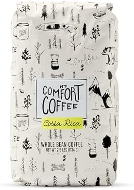 Mt. Comfort Coffee Whole Bean , Costa Rica, 2.5 Pound by Mount