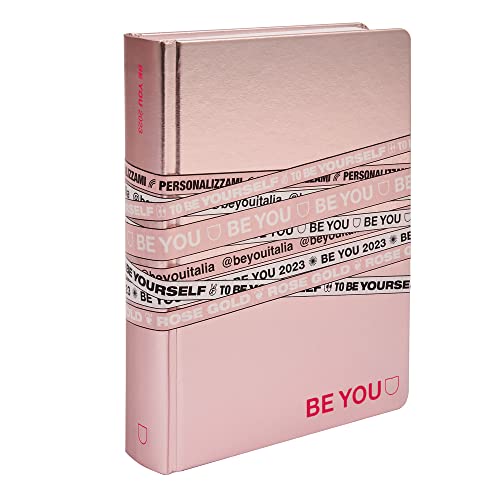 Giochi Preziosi BE9Q5000 Be You Rose Gold Diario Agenda, Formato 16,5X12,5, Collezione 22/23, per chi ama il classico ma con un tocco di contemporaneità, Rosa d'orato, 1 pezzo