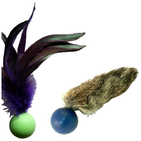 CoolCyberCats Pong Pack Cat Toys: Feather Pong & Fur Pong Cover