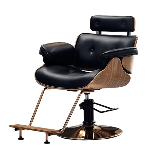 Generico Poltrona da Barbiere idraulica - Poltrona da Salone ergonomica Regolabile per Parrucchieri e tatuatori, Mobile da Salone di Bellezza Resistente ed Elegante per Parrucchieri e rasatura, perfe