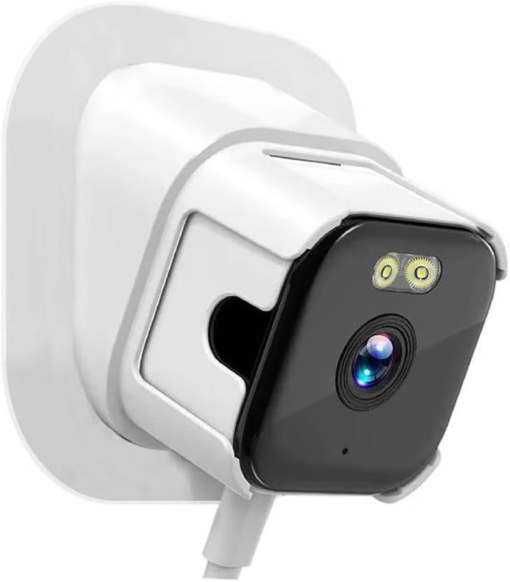 PUSOKEI 2K AI Window Camera, Inside Window Cam with Anti - Glare & PIR Motion Detection, Indoor/Outdoor Pet/Baby Monitor, 2.4G&5G WiFi, Color Night Vision, Easy No - Drill Mount