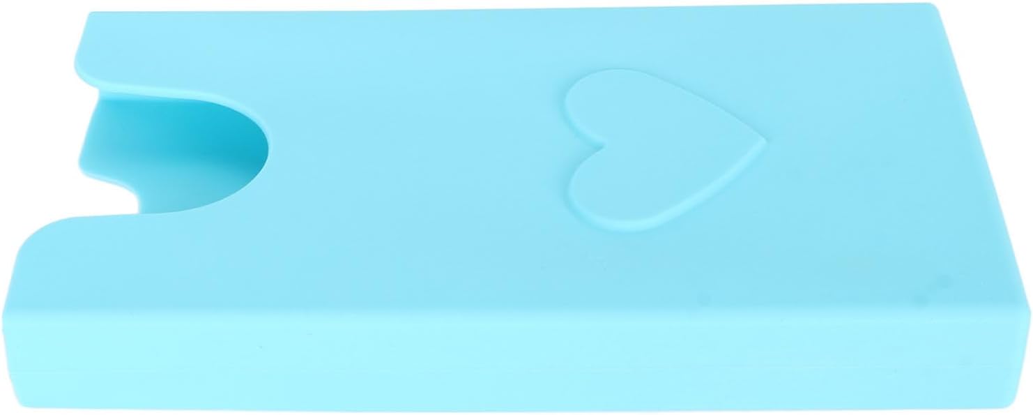 Gavigain Beach Bag Cell Phone Clip Silicone Cell Phone Case Wallet Clip Wallet Holder for Beach Bag Cell Phone Accessories (Lake Blue)