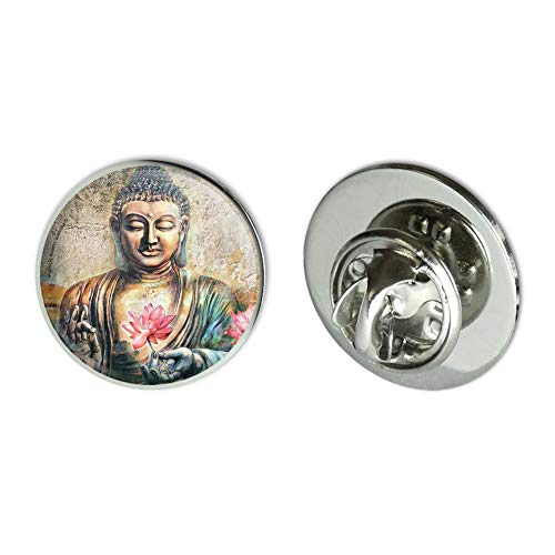 GRAPHICS & MORE Buddha Pink Lotus Flowers Serenity Metal 0.75