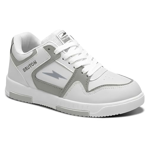 Image of BRUTON Men's Casual Sneakers | Lightweight Lace-Up Fashion Shoes | Comfortable Cushioned Walking Shoes, College & Travel