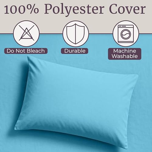 Parure de lit Lavish Home Série 1200 Double bleu premium - 6
