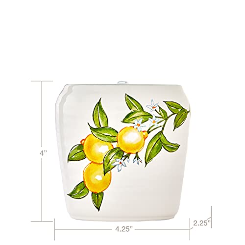 Vern Yip By Skl Home Citrus Grove Toothbrush Holder, White #TOP3