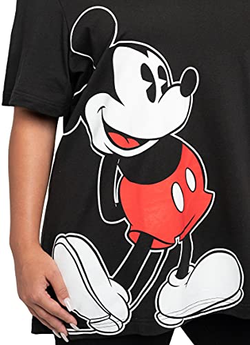 Disney Plus Size Womens T-Shirt Mickey Mouse Side Print3