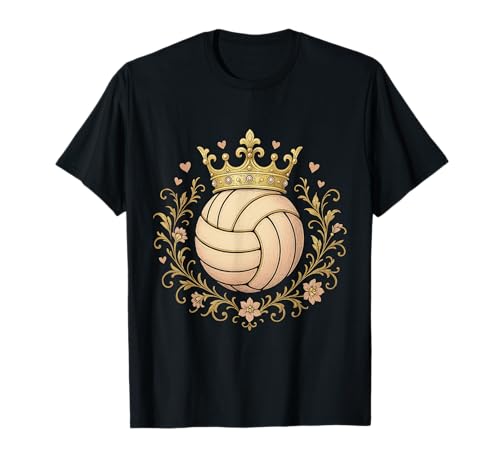 Volleyball Queen Crown Design für Spieler und Fans T-Shirt Volleyball Queen Crown Design für Spieler und Fans T-Shirt