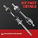 EXPEDE CV Axle Shaft Assembly Set FWD AWD Compatible with Jeep Cherokee 2014-2016 2.4L L4 Front Driver Passenger Side CV Axles Joint