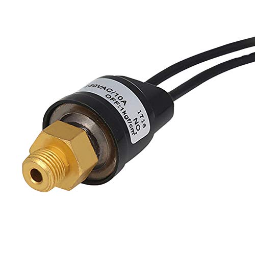 Lefoo Lf08Ps Air Pressure Switch Oil Pressure Switch Air Compressor Pressure Switch Low/High Pressure Switch 10-40Psi / Wire Terminal/Normal Close #TOP5