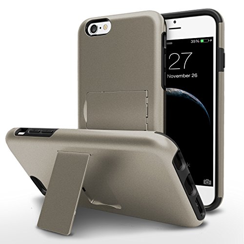 iPhone 6S Plus Case, iPhone 6 Plus Case, VENA [Legacy] Slim Dual Layer Hybrid Case with Kickstand and Screen Protector for Apple iPhone 6 Plus, 6S Plus (5.5