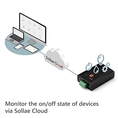 Image of Digital Input IoT Gateway, 4 Digital Inputs to Sollae Cloud, SIG-5441