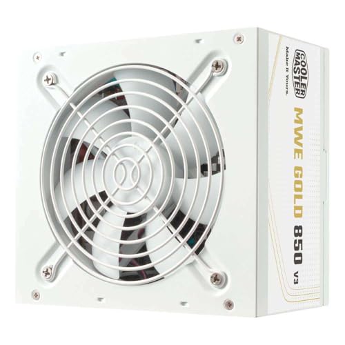 MWE Gold 850 V3 alimentation PC Cooler Master anti-surchauffe câbles blancs