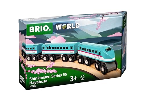 BRIO World - Trains of the World - Shinkansen Hayabusa E5 Series for Kids Age 3 Years Up - Railway Accessories and Add Ons - Image 3