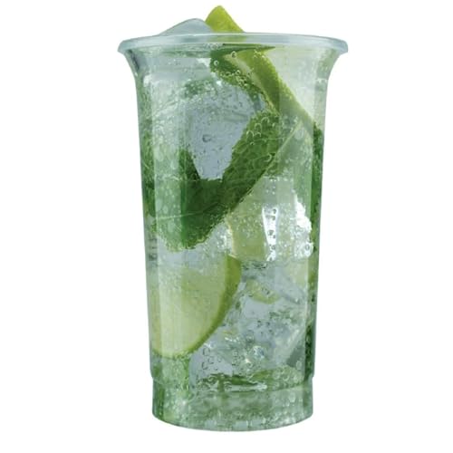 Plastic Disposable Pimms Glasses 340ml (12 oz) Clear - pack of 50