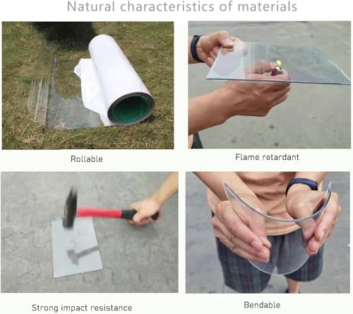 Toit en polycarbonate pour abri auto et serre avec vis incluses - 6