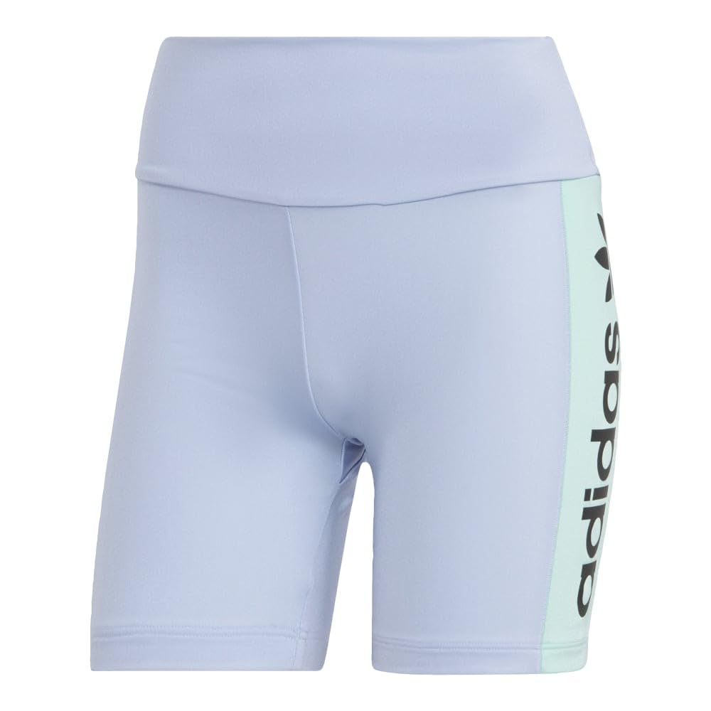 Short Adidas bleu aurore à reflets satinés confort extensible L - 7