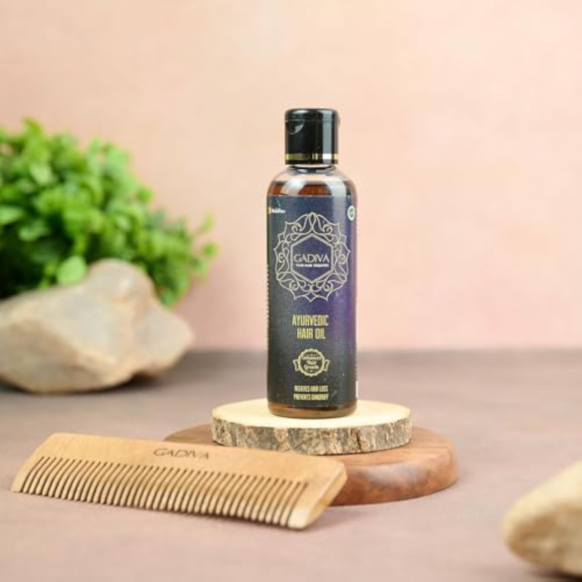 Ayurvedic Hair Oil for Hair Growth & Fall Control
