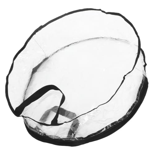Bolsa de guirnaldas navideñas Cabilock de PVC transparente redonda y portátil 2