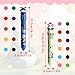 WATUNID 8Pcs 0.7mm Multicolor Ballpoint Pen, 10-in-1,12-in-1 Colored Retractable Cartoon Animal Ballpoint Pens, Kawaii Cute Pens for Office Back to School Supplies Students and Children Gift