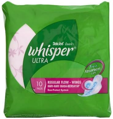 Ultra Regular Flow Wing Whisper Pads 1 Bag 10 Padsthai
