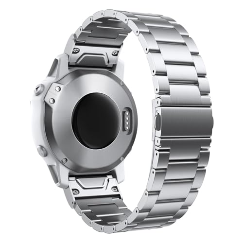 Bracelet Garmin Fenix anti irritation en acier robuste et durable
