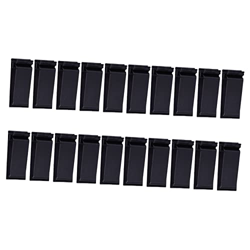 FELTECHELECTR 20PCS Durable Self Adhesive Cable Holder Clips Wire Organizer for Home Office School Space Saving Cable Management Tools Easy to Use Smooth Surfaces