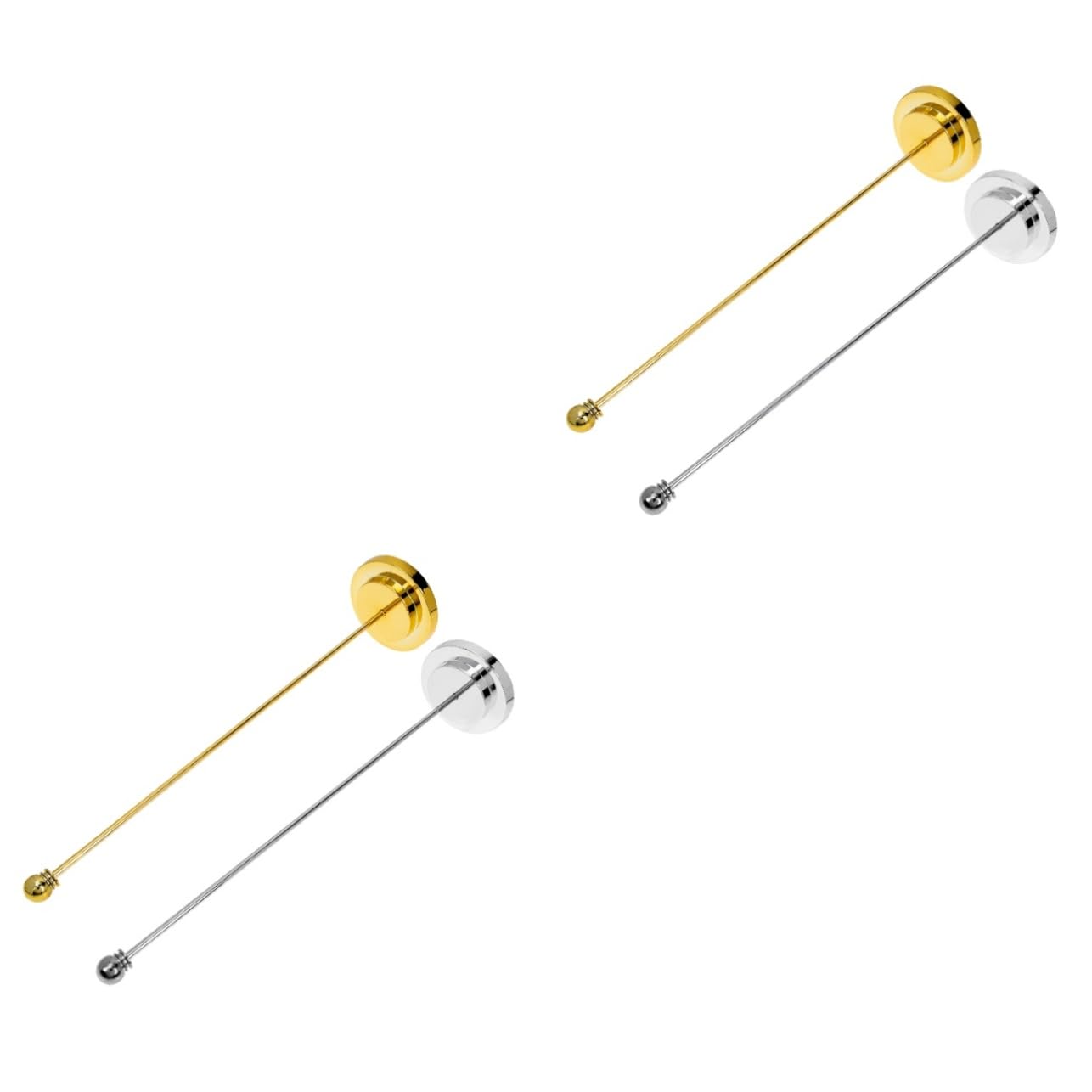 Base métallique pour petit drapeau de table lot de 4 supports pour réunions professionnelles