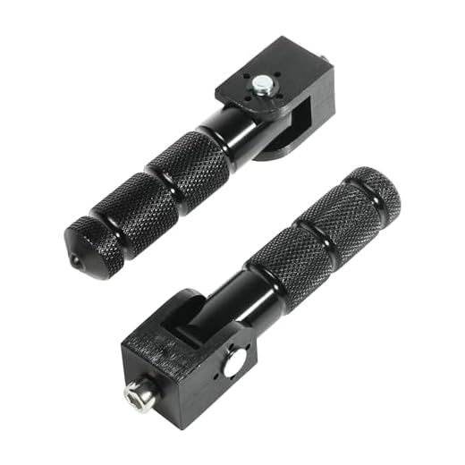 RACOONA Foot Pegs,Bike Pegs,Foldable Motorcycle Foot Pegs,Car Accessories 8MM Motorcycle Pegs,90 Degree Fixed Folding Passenger Pedal,Universal Footpeg Aluminum Pedals for Electric Motor Bicycle ATV