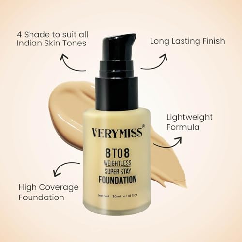 Image of Verymiss Premium Makeup Kit For Women & Girls I Primer + Foundatin + Compact Powder I Gift Set I Vegan (Pack of 3) (Combo 3)