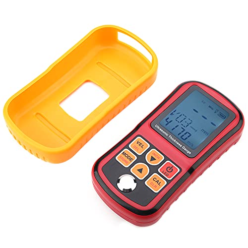 Medidor de espesor ultrasónico con auto calibración y 12 presets de velocidad, herramienta de medición de precisión para metales industriales miniatura 2