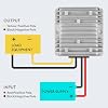 KInuoxj 20A 240W DC-DC 24V 36V 48V Step Down to 12V Converter Golf Cart Voltage Reducer Regulator Waterproof Transformer with Fuse