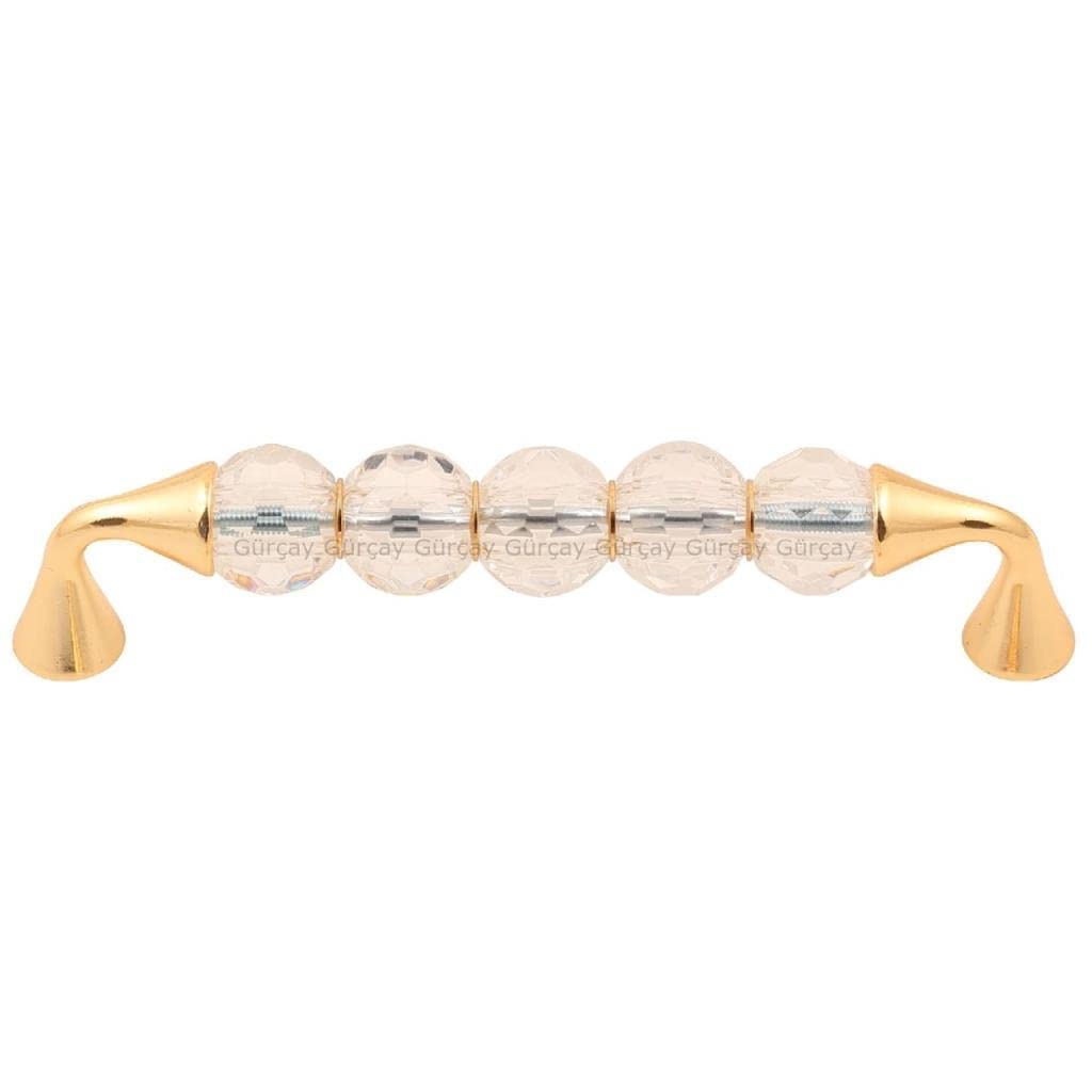 Gürçay İris Kristal Kulp Altın 128mm (2 Adet)