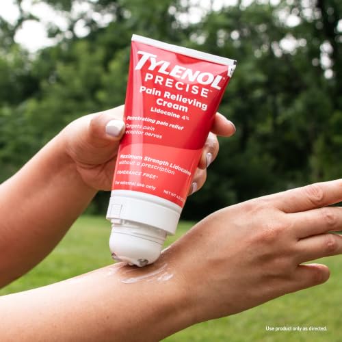 Tylenol Precise Lidocaine Cream, 4% Lidocaine, 4 oz - image 6