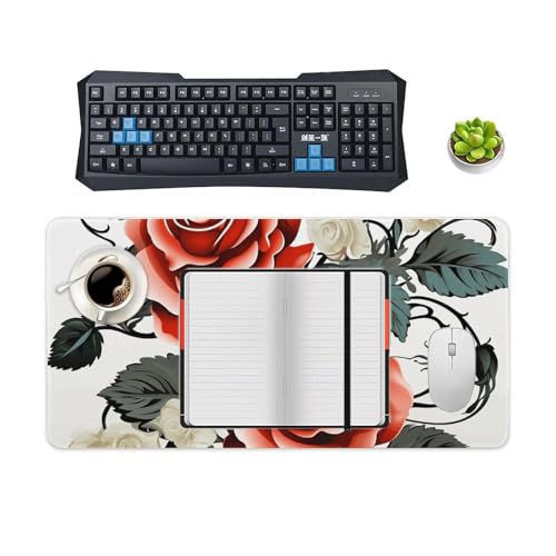 Tapis de souris de jeu grande taille antidérapant lavable - 4