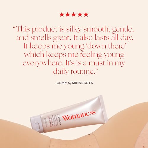 Image of Womaness Coco Bliss Vaginal Moisturizer - Hydrating Coconut Cream for Vaginal Dryness - Non-Sticky Vulva Cream for External Intimate & Body Care - Estrogen & Hormone-Free Formula for Women - 4oz