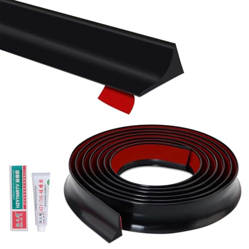 Image of HASTHIP 1.5m /59inch Silicone Water Stopper with Glue - Self Adhesive Collapsible Threshold Water Dam Barrier Strip Waters Stopper for Kitchen Slab Sink Dry and Wet Separation Strip