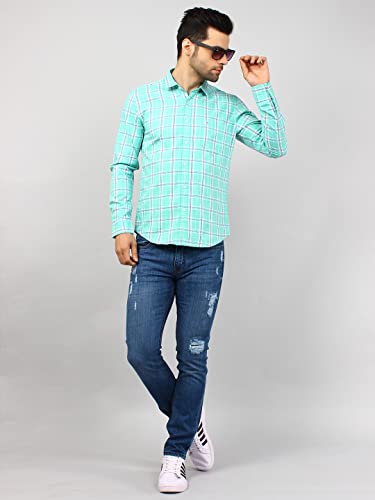 Image of TIM PARIS Men's Classic Cotton Shirt Stylish and Comfortable for Everyday Wear