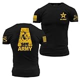 Grunt Style Army A-Team Men's T-Shirt (Black, Large)