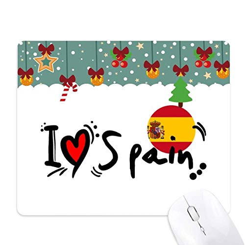 Alfombrilla de ratón I Love Spain con diseño de corazón para un escritorio con estilo