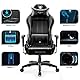Diablo X-One 2.0 Gaming Stuhl Bürostuhl Schreibtischstuhl Verstellbare Armlehnen Ergonomisches Design Nacken/-Lendenkissen Schwarz King (XL)