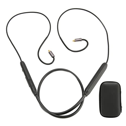 Bluetooth 5.0 ヘッドホン アダプター ケーブル ワイヤレス イヤホン MMCX ケーブル マイクとコントローラー付き IE300 IE600 IE900用