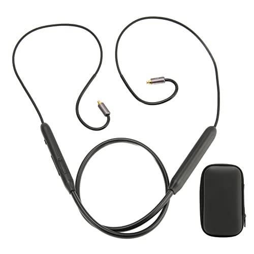 Câble D'adaptateur de Casque Bluetooth 5.0, Câble D'écouteur MMCX sans Fil avec Microphone et Contrôleur pour Sennheiser IE300 IE600 IE900