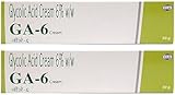 GA-6 Glycolic Acid 6% cream for all skin types - 30g (pack of 2)