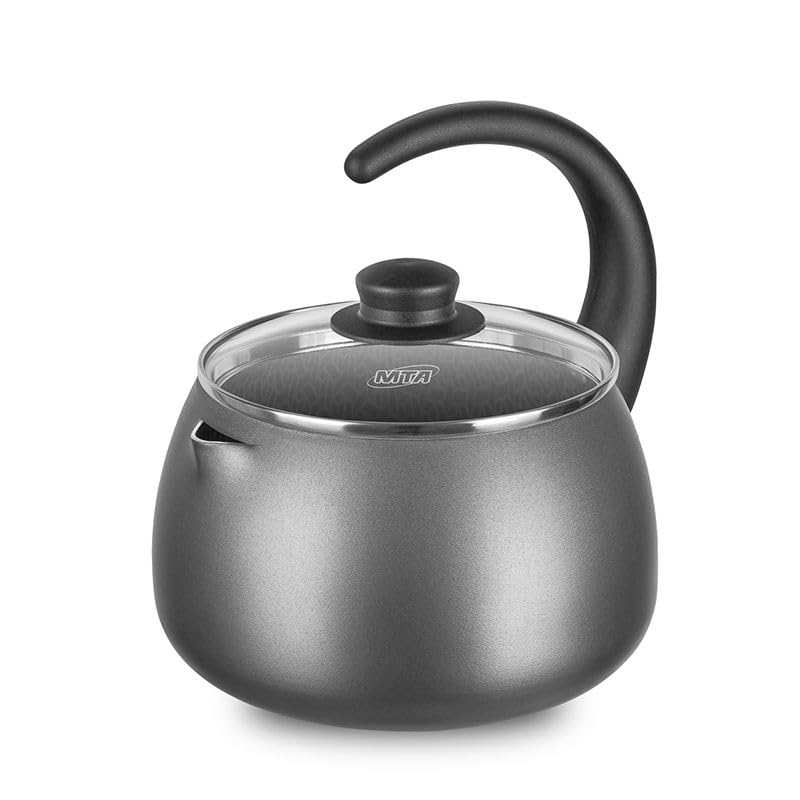 Chaleira Tetera Ketle Flora 2L TVT Antiaderente Grafite - MTA