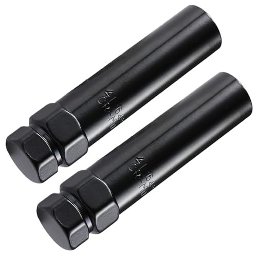 Image of VEXPLO Small 6 Spline Lug Nut Key for Wrench Aftermarket Lug Nut Socket Replacement Tool for 12x1.5, 12x1.25, 1 /2 inch Lug Nuts, Lug Nut Lock Removal Sockets (Pack 2)