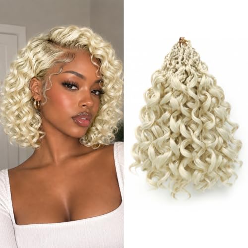 XSASLYET Pre Looped GoGo Curl Crochet Hair for Women 10" 8Packs 613