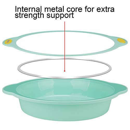 Aschef 6In1 Nonstick Steel Reinforced Frame Silicone Baking Pans Set Bundt Cake Loaf Pan Donuts Muffin Molds Kit For Oven, Bpa Free Heat Resistant Bakeware Suppliers For Bread Cupcake Pie #TOP3